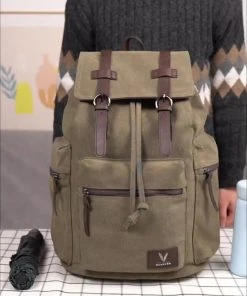 Coupon ???? Heanvèr HEANVER Vintage Canvas Rugzak - Waterdichte Rugtas 27L - 15,6 Inch Laptop Tas - Groen ???? 11 Coupon ???? Heanvèr HEANVER Vintage Canvas Rugzak - Waterdichte Rugtas 27L - 15,6 Inch Laptop Tas - Groen ???? -Herschel Shop 550x732 12