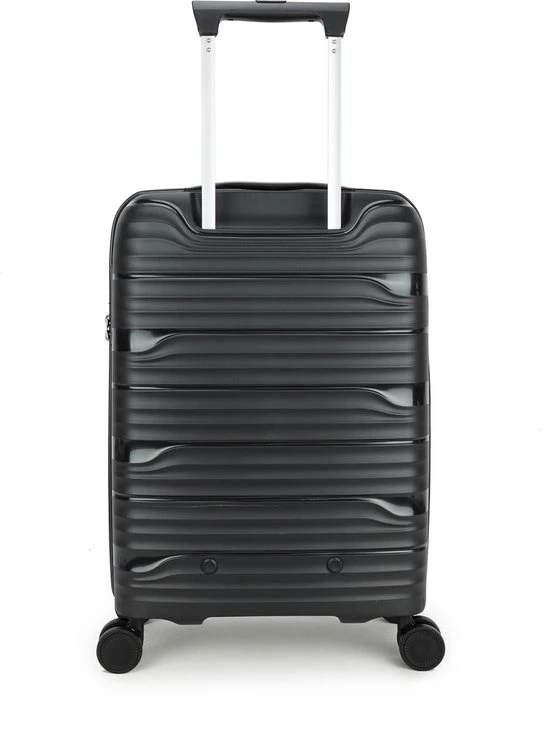 Uitgang ???? Decent EXPLORER PP ???? Handbagage Trolley 55 Cm - 38 Liter - Black ⌛ 5 Uitgang ???? Decent EXPLORER PP ???? Handbagage Trolley 55 Cm - 38 Liter - Black ⌛ - Afbeelding 3