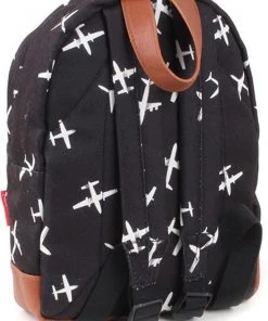 Gloednieuw ✨ Kidzroom Black & White - Rugzak - 2 T/m 6 Jaar - Zwart - Vliegtuig ???? -Herschel Shop 550x736 7