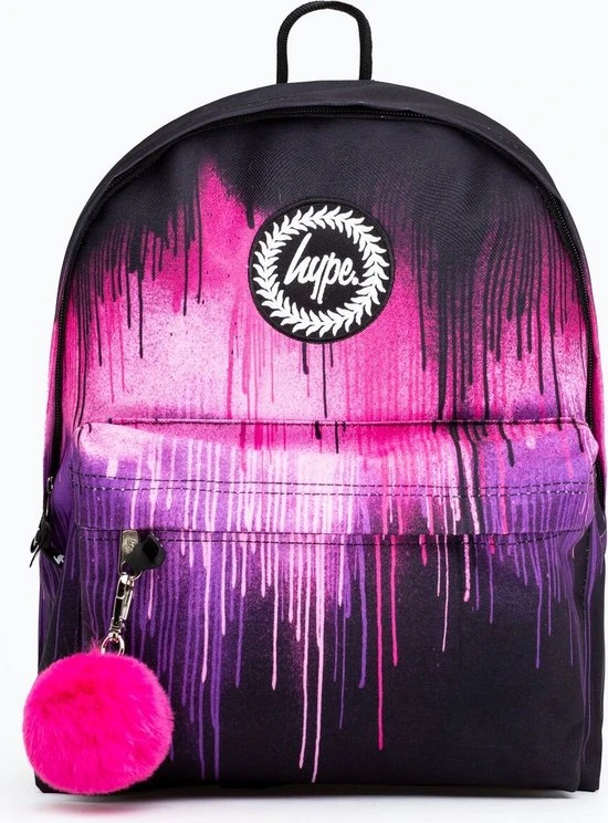 Nieuw ???? Hype Purple & Pink Drip ???? Backpack - Rugtas ???? 3 Nieuw ???? Hype Purple & Pink Drip ???? Backpack - Rugtas ????