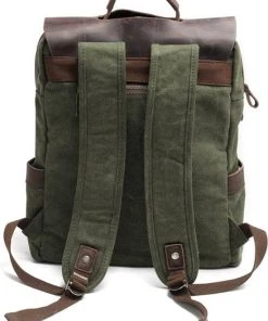 Uitgang ???? MORGNTAU - Courier - Rugzak - ???? Backpack - Groen - Canvas - Leer ???? -Herschel Shop 550x745 5