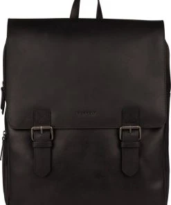 Goedkoopste ???? Burkely On The Move Unisex Rugtas 14'' Met Rits Inclusief Powerbank - Zwart ✔️