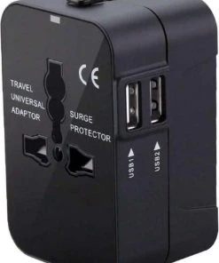 Flash-uitverkoop ???? Benson Wereldstekker - Reisadapter - Internationaal - 2 USB Poorten - Zwart ✨ 9 Flash-uitverkoop ???? Benson Wereldstekker - Reisadapter - Internationaal - 2 USB Poorten - Zwart ✨ -Herschel Shop 550x762 3