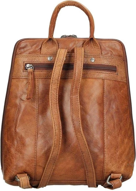 Goedkoop ???? Spikes & Sparrow Rugtas / Rugzak / Schooltas - Bronco - 6 Liter - Leer - Cognac ✔️ 5 Goedkoop ???? Spikes & Sparrow Rugtas / Rugzak / Schooltas - Bronco - 6 Liter - Leer - Cognac ✔️ - Afbeelding 3