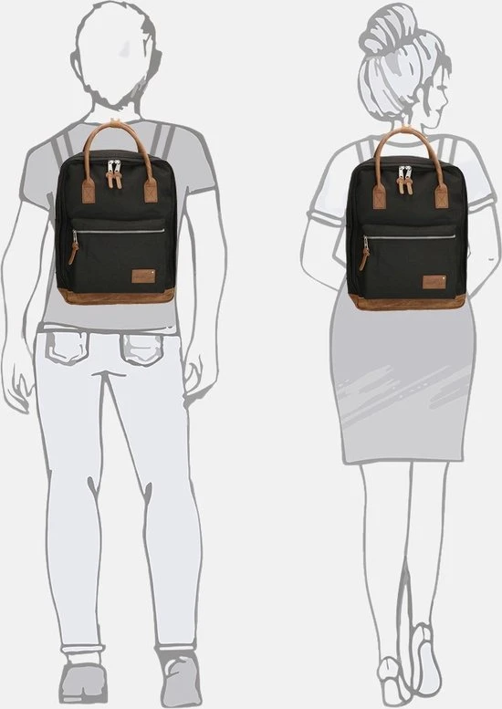 Beste Verkoop ???? Enrico Benetti Rugzak Santiago 46161 Rugtas Met 15" Laptopvak - Zwart ???? 11 Beste Verkoop ???? Enrico Benetti Rugzak Santiago 46161 Rugtas Met 15" Laptopvak - Zwart ???? - Afbeelding 9