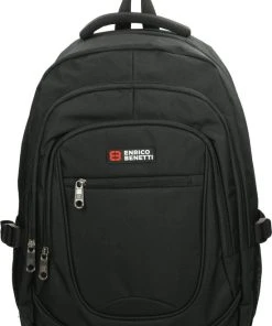 Beste Verkoop ???? Enrico Benetti Hamburg 62125 Laptoprugzak Met 17" Laptopvak - Zwart ????