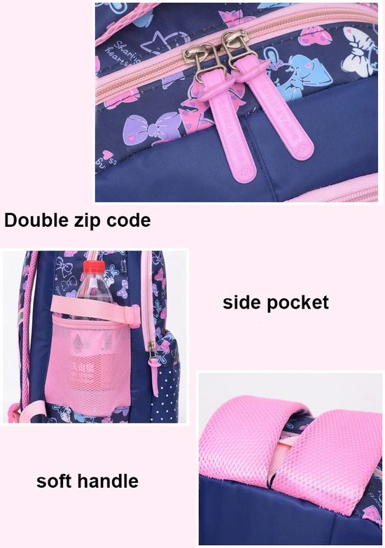 Hete verkoop ???? CARTOON ???? GIRLS STIJLVOLLE GROTE CAPACITEIT GRAPPIGE ROZE TIENER BOEKENTAS LAPTOP,SCHOOLTAS RUGZAK VOOR VROUW MEISJE ( ROZE PAARS ) ???? 6 Hete verkoop ???? CARTOON ???? GIRLS STIJLVOLLE GROTE CAPACITEIT GRAPPIGE ROZE TIENER BOEKENTAS LAPTOP,SCHOOLTAS RUGZAK VOOR VROUW MEISJE ( ROZE PAARS ) ???? - Afbeelding 4