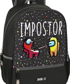 Begroting ???? Among Us Rugzak, Imposter - 40 X 30 X 14 Cm - Polyester ????