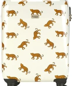 Goedkoop ⭐ Princess Traveller Trendy Animal Collection - ???? Handbagage Koffer - Leopard - Wit - 56cm ???? -Herschel Shop 550x787 1