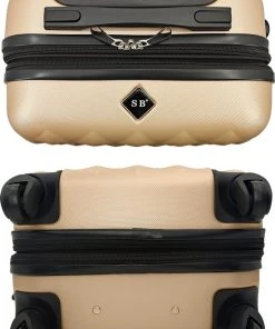 Beste Pirce ???? SB Travelbags 'Expandable' Bagage Koffer 75cm- Champagne ???? -Herschel Shop 550x790 2