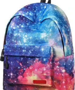Promo ⌛ Merkloos Sterrenhemel Rugzak - Galaxy Rugzak - Studentenrugzak - Tiener - Jongensmeisje Laptoprugzak - Vrijetijdsreistas - Blauw ???? -Herschel Shop 550x792 3