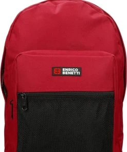 Top 10 ???? Enrico Benetti Amsterdam Rugzak 54233 - 15'' Laptopvak - Rood ⌛