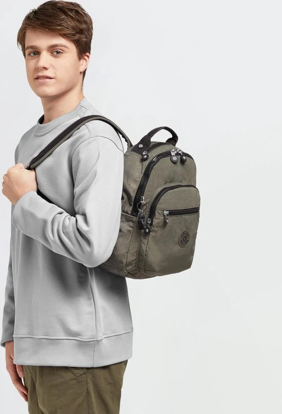 Coupon ✨ Kipling Seoul S Laptoprugzak - 14 Liter - Green Moss ???? 4 Coupon ✨ Kipling Seoul S Laptoprugzak - 14 Liter - Green Moss ???? - Afbeelding 2