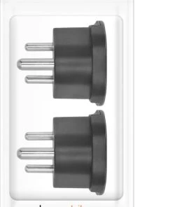 Aanbiedingen ???? Kwmobile 2x Reisstekker Type D - Ideaal Voor Reizen In India, Nepal En Sri Lanka - Universele Wereldstekker - Zwart ✨ -Herschel Shop 550x814 1