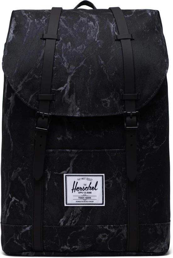 Goedkoop ???? Herschel Retreat - Black Marble / Rugzak Met 15" Fleece Gevoerd Laptopvak - 19.5L Opbergruimte - Magnetische Sluiting / Met Levenslange Fabrieksgarantie / Limited Lifetime Warranty / Zwart ???? 3 Goedkoop ???? Herschel Retreat - Black Marble / Rugzak Met 15" Fleece Gevoerd Laptopvak - 19.5L Opbergruimte - Magnetische Sluiting / Met Levenslange Fabrieksgarantie / Limited Lifetime Warranty / Zwart ????