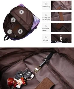 Promo ⌛ Merkloos Sterrenhemel Rugzak - Galaxy Rugzak - Studentenrugzak - Tiener - Jongensmeisje Laptoprugzak - Vrijetijdsreistas - Blauw ???? -Herschel Shop 550x827 6