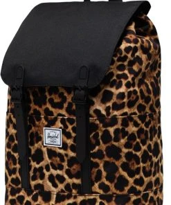 Aanbiedingen ???? Herschel Retreat Small - Leopard Black / Nieuw Voor 2022 - Gemaakt Van Gerecycleerde PET Flessen - Damesrugzak - Met 13"/14" Laptopsleeve En Magnetische Sluiting / Met Levenslange Fabrieksgarantie / Limited Lifetime Warranty / Luipaardprint ???? -Herschel Shop 550x829 5