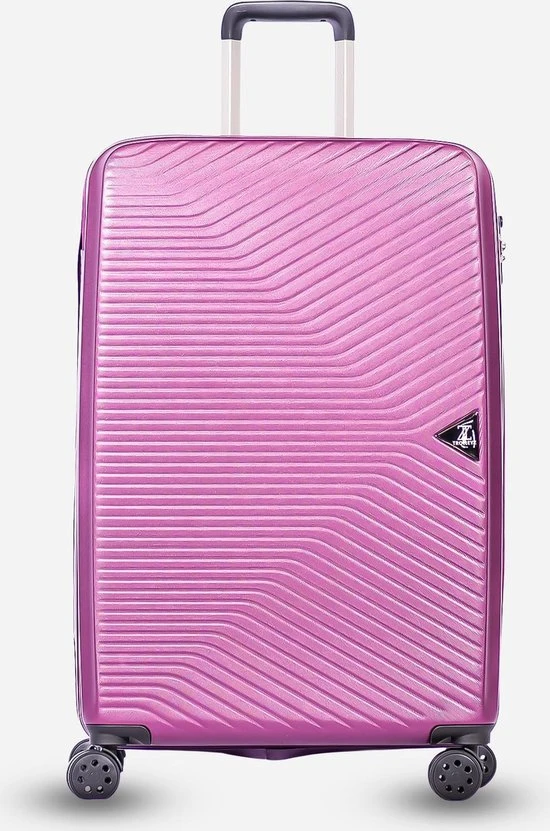 Promo ✨ ©TROLLEYZ - Ibiza No.3 - Reiskoffer 78cm Met TSA Slot - Dubbele Wielen - 360° Spinners - 100% ABS - Reiskoffer In Dazzling Purple ???? 3 Promo ✨ ©TROLLEYZ - Ibiza No.3 - Reiskoffer 78cm Met TSA Slot - Dubbele Wielen - 360° Spinners - 100% ABS - Reiskoffer In Dazzling Purple ????