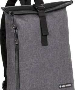 Beste deal ???? New Rebels® Vepo - Rugtas - Rood - Waterbestendig - Roll-top - 87 - 19x20x4cm - Rugzak / ???? Backpack ????