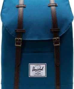 Top 10 ???? Herschel Retreat - Moroccan Blue / Rugzak Met 15" Fleece Gevoerd Laptopvak - 19.5L Opbergruimte - Magnetische Sluiting / Met Levenslange Fabrieksgarantie / Limited Lifetime Warranty / Petrol ????